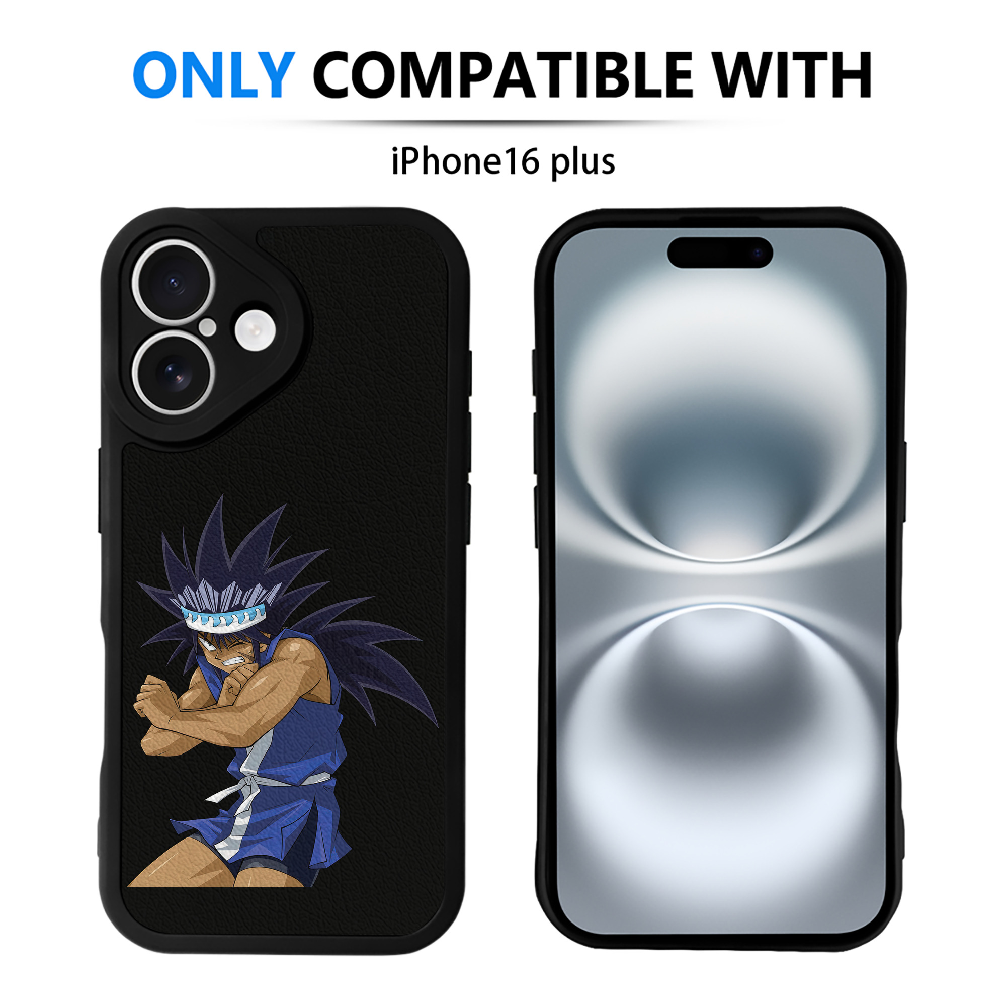 （画像用） 遊☆戯☆王 Yu-Gi-Oh! 【iPhone 16シリーズ対応】シリコンスマホケース（レザー調） 材質：シリコン